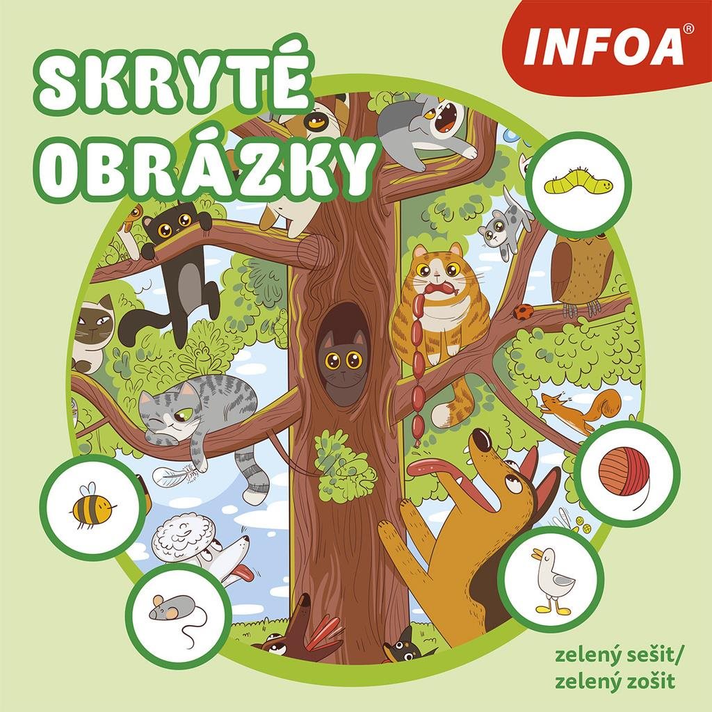 Skryté obrázky: zelený sešit/zelený zošit