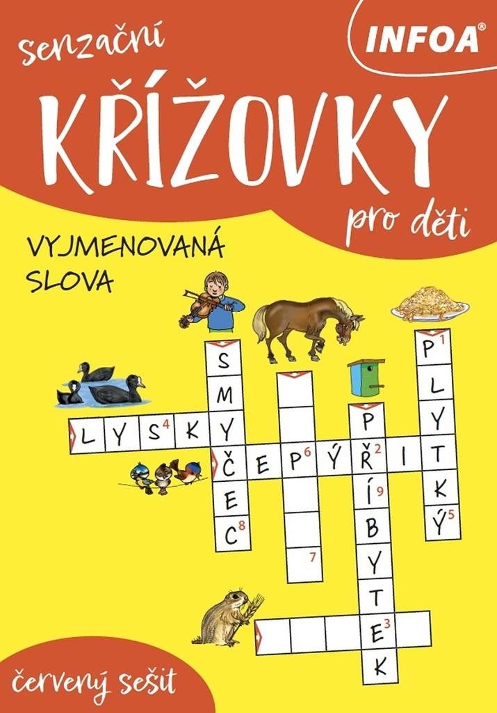 Senzační křížovky pro děti: červený sešit - vyjmenovaná slova