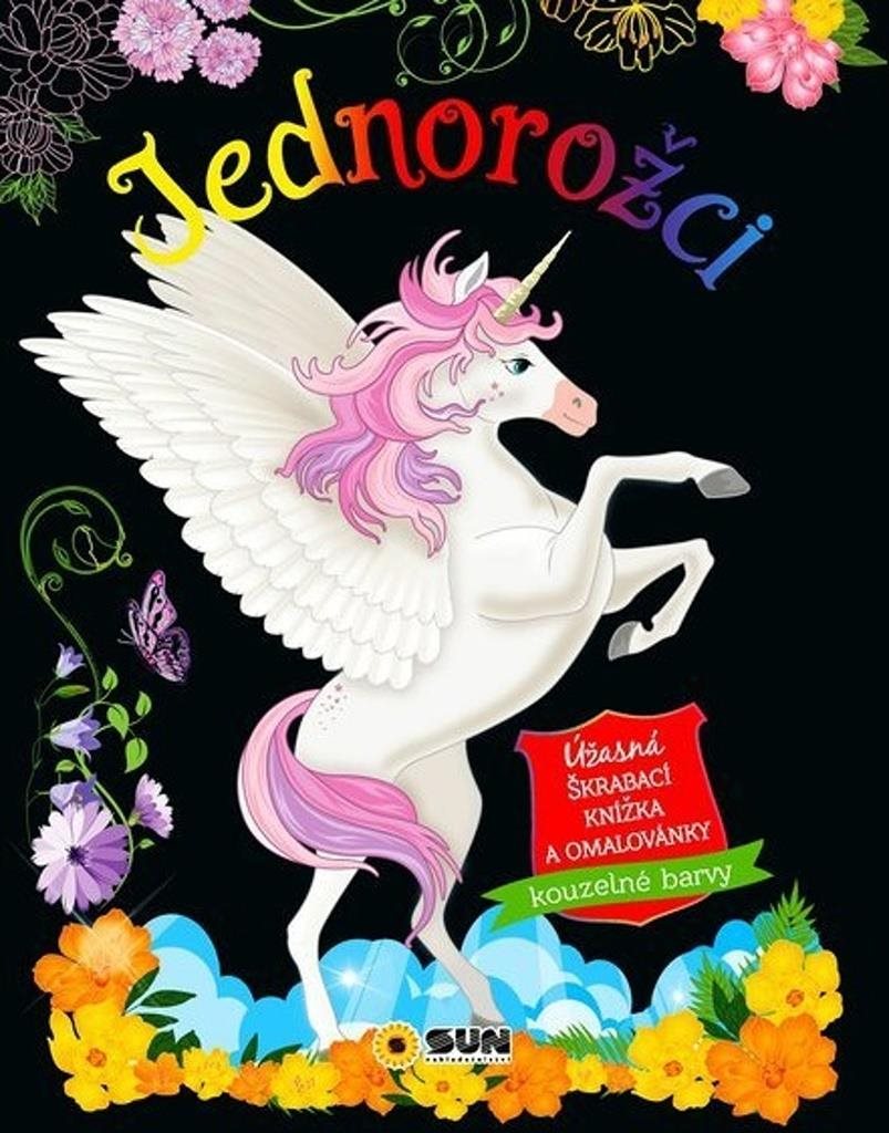 Škrabací knížka a omalováky pro děti od značky SUN