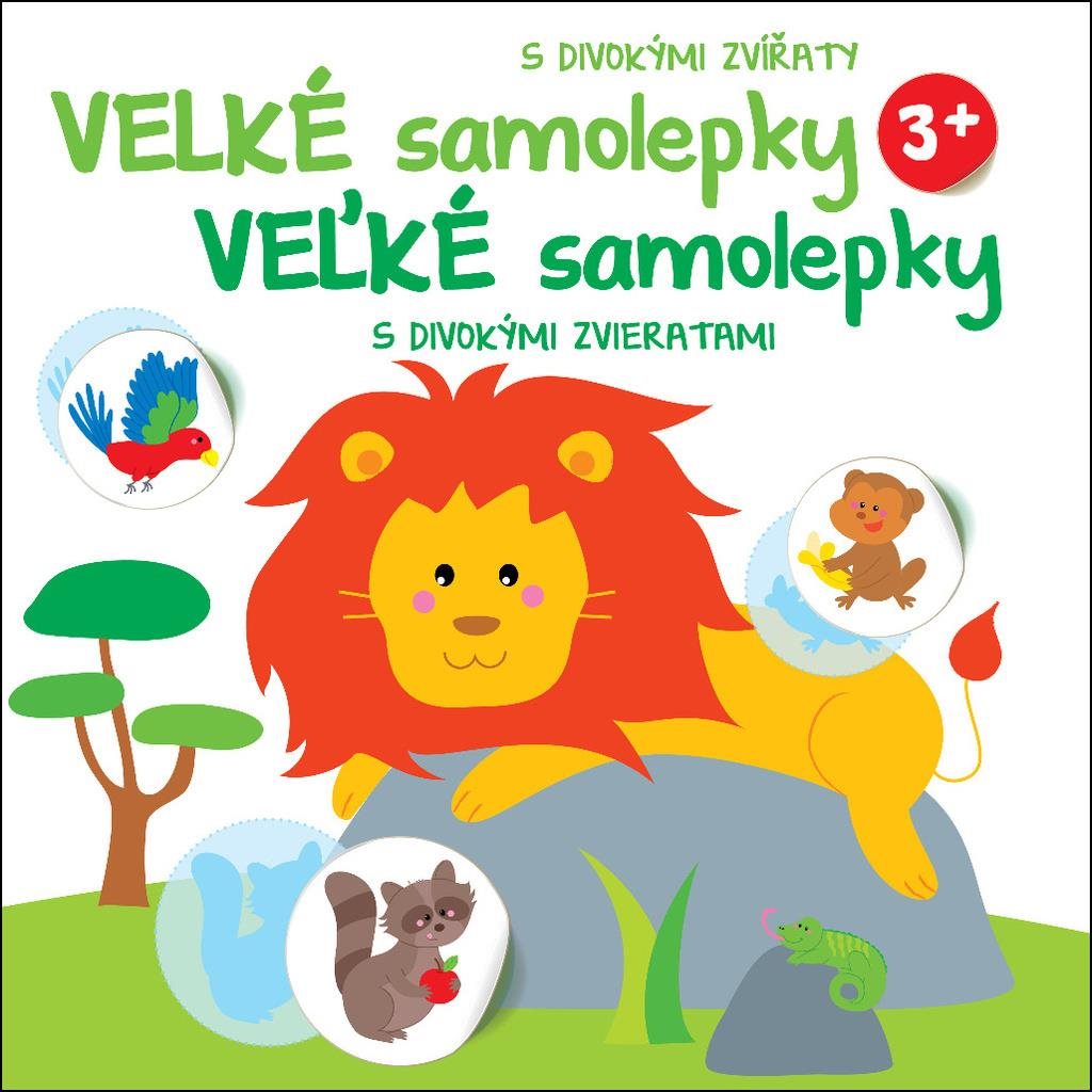 Velké samolepky s divokými zvířaty: Veľké samolepky s divokými zvieratami