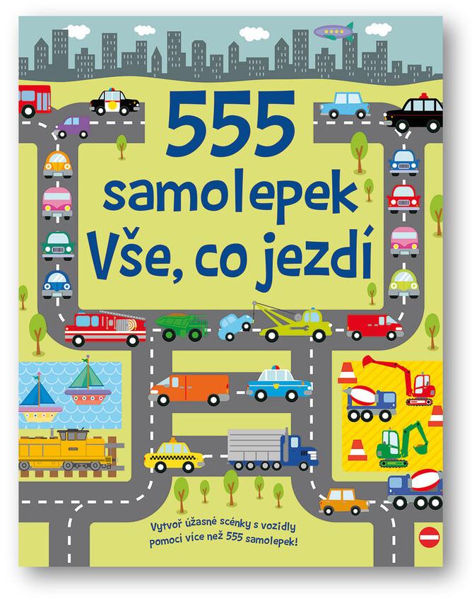 555 samolepek Vše, co jezdí
