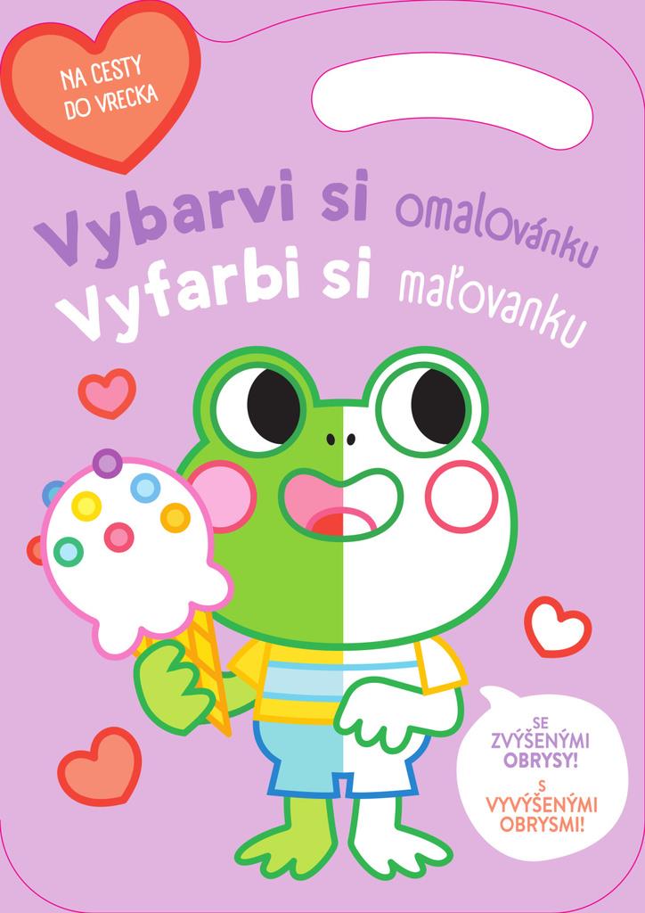 Vybarvi si omalovánku Žába: Vyfarbi si maľovanku Žabka