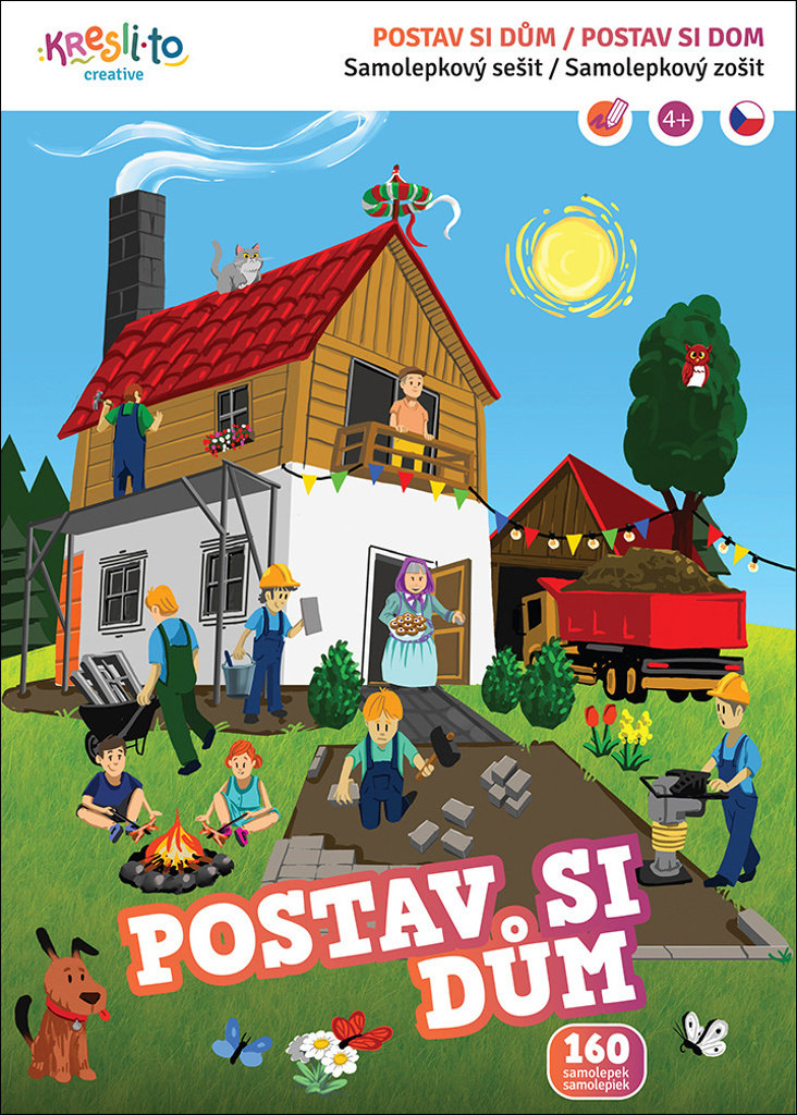 Postav si dům: Samolepkový sešit