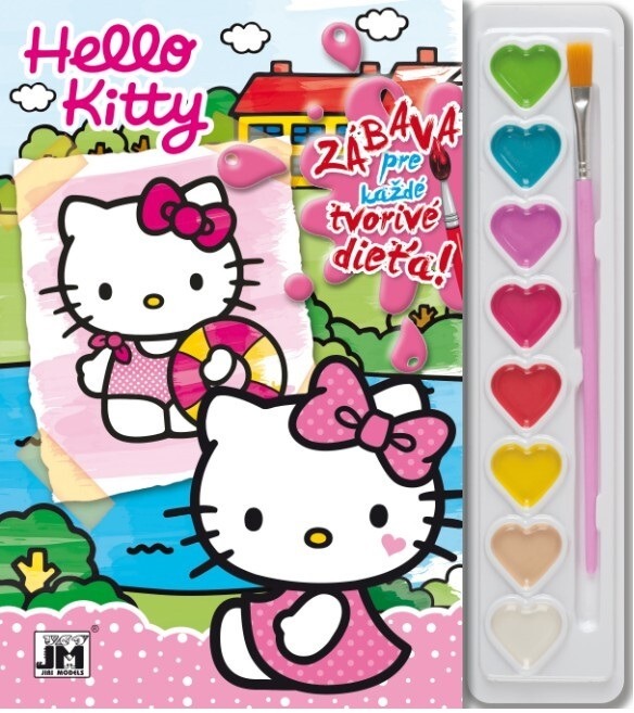 Vymaľovací barvy A5/Hello Kitty