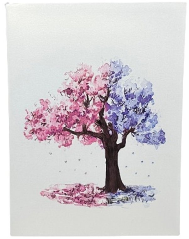 3D přání Kvetoucí Sakura