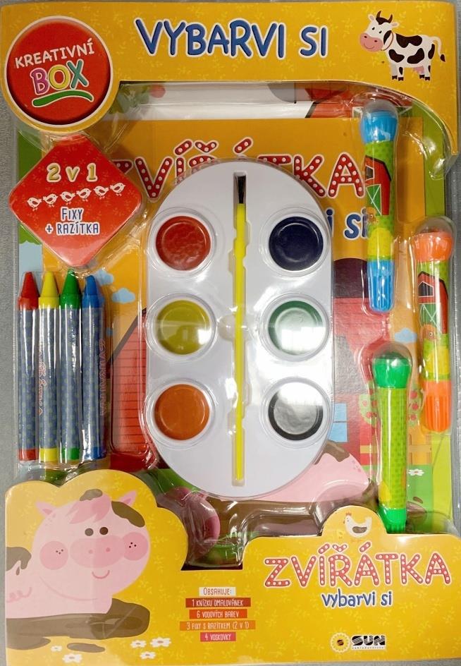 Zvířátka Kreativní BOX - úžasná hračka pro vaše malé kreativní génie!