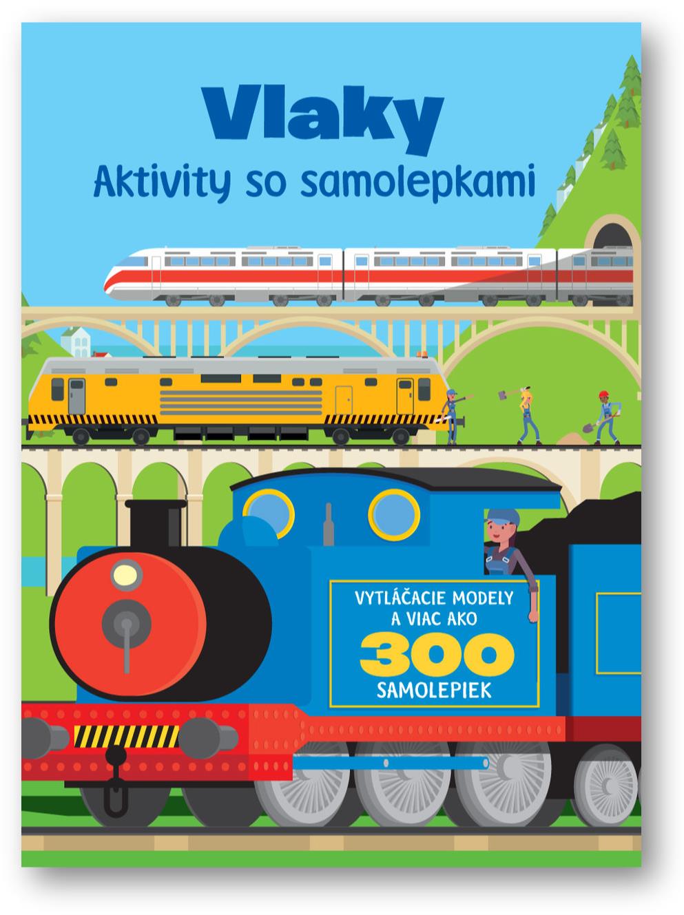 Vlaky: Aktivity so samolepkami