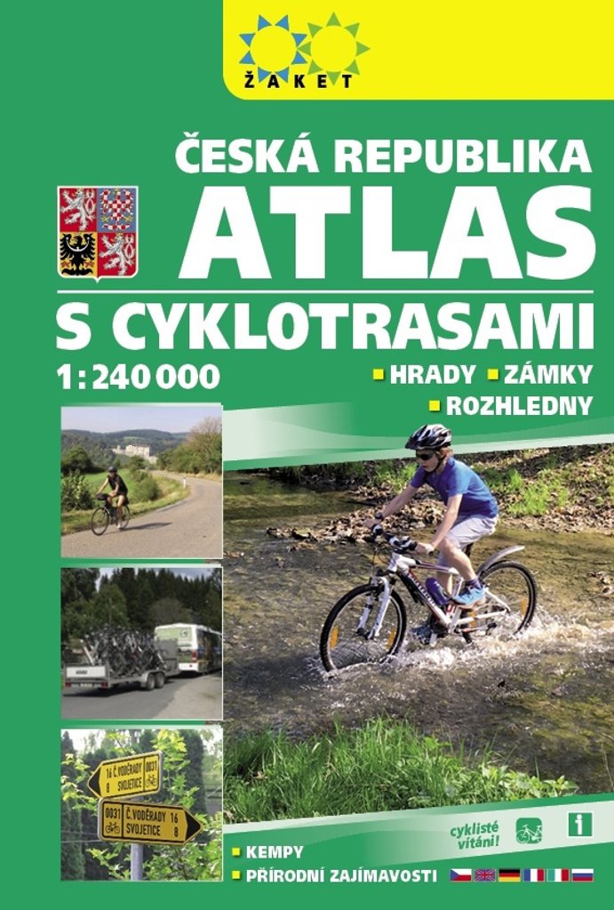 Česká republika Atlas s cyklotrasami: 1 : 240 000