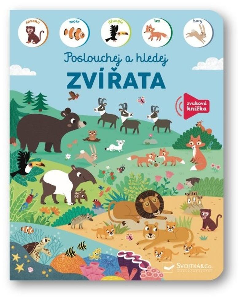 Zvířata Poslouchej a hledej