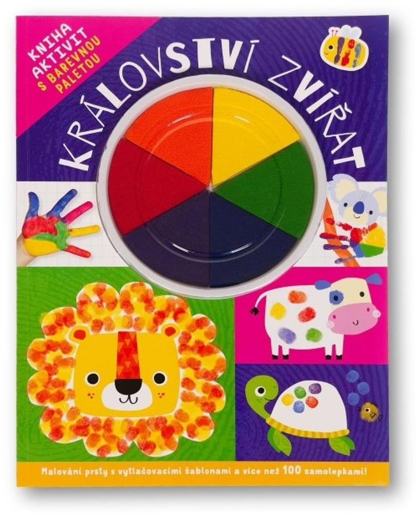 Království zvířat: Kniha aktivit s barevnou paletou