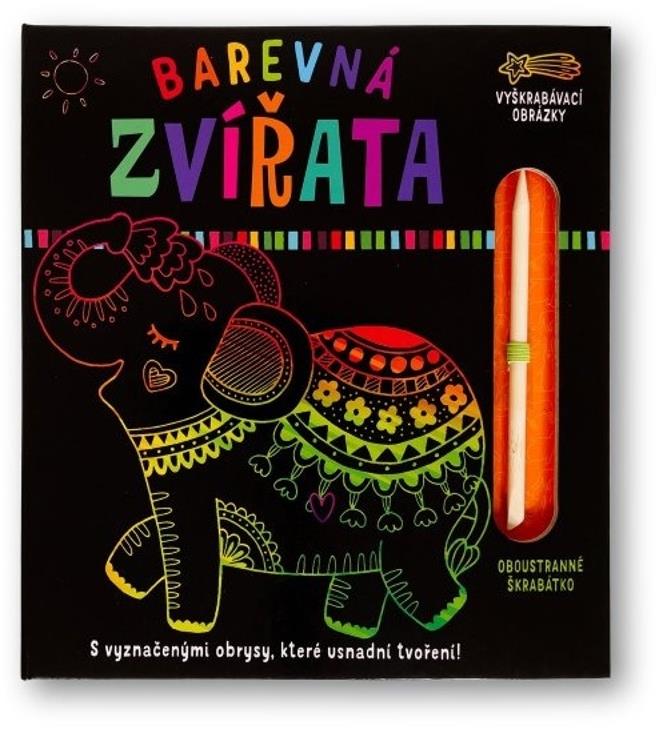 Barevná zvířata - Vyškrabávací obrázky