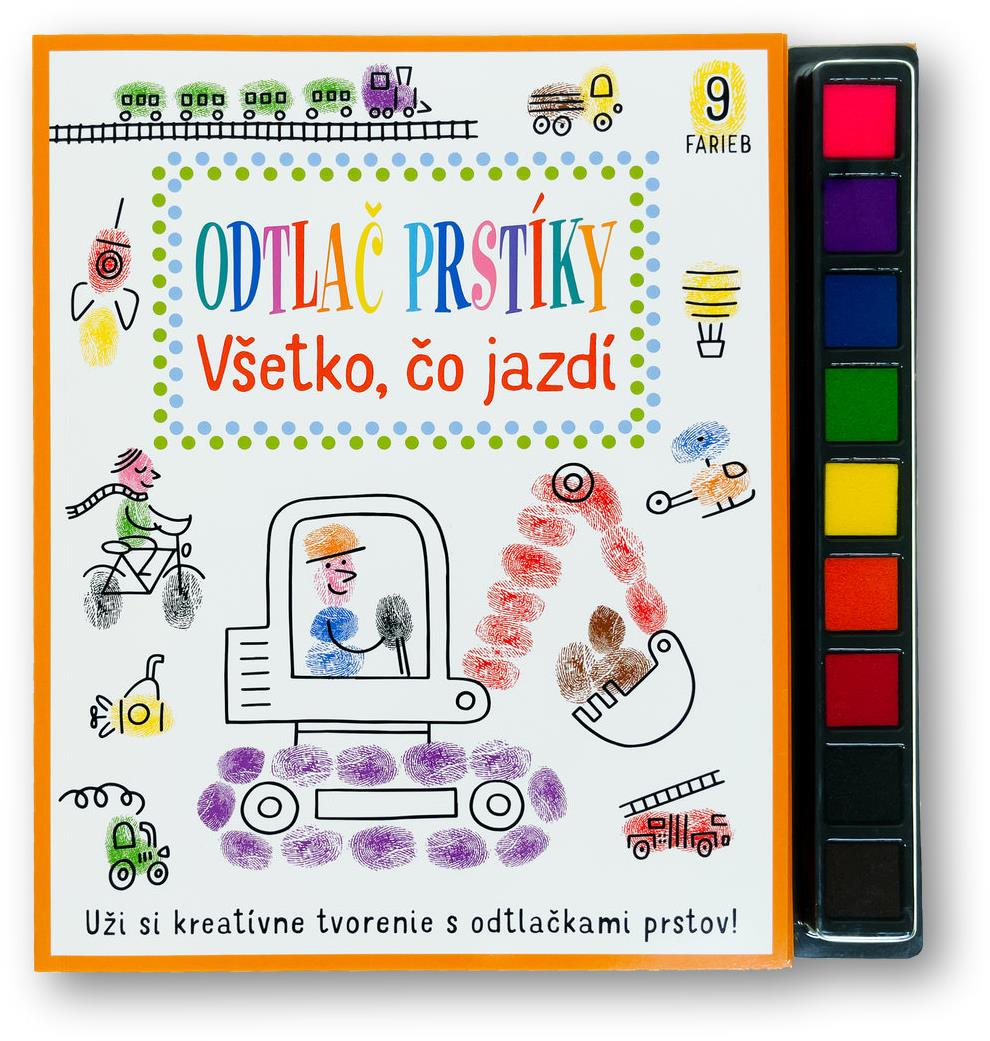 Odtlač prstíky Všetko, čo jazdí: Uži si kreativne tvorenie s odtlačkami prstov!