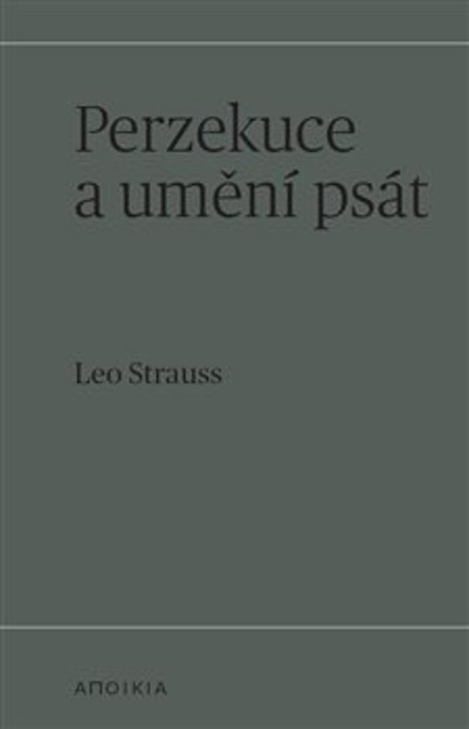 Perzekuce a umění psát