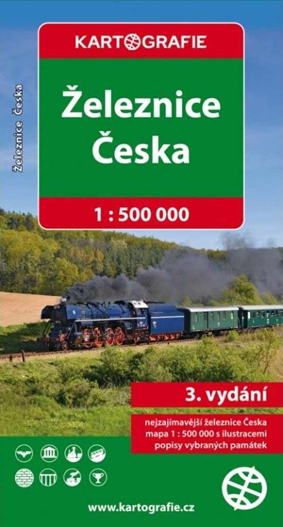 Železnice Česka: 1:500 000
