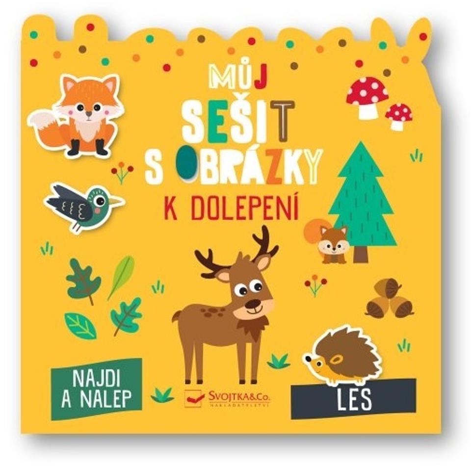 Můj sešit s obrázky k dolepení Les: Najdi a nalep