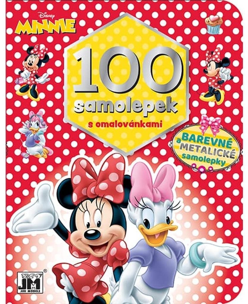 100 samolepek s omalovánkami Minnie