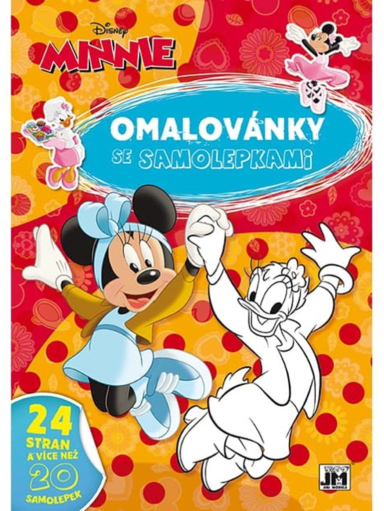 Omalovánky se samolepkami Minnie