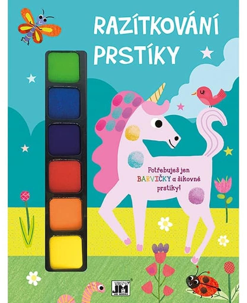 Razítkování prstíky Jednorožec