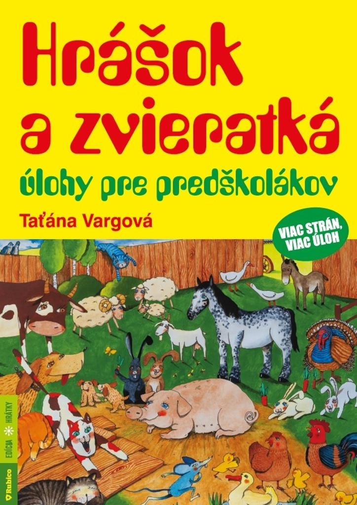 Hrášok a zvieratká: úlohy pre predškolákov