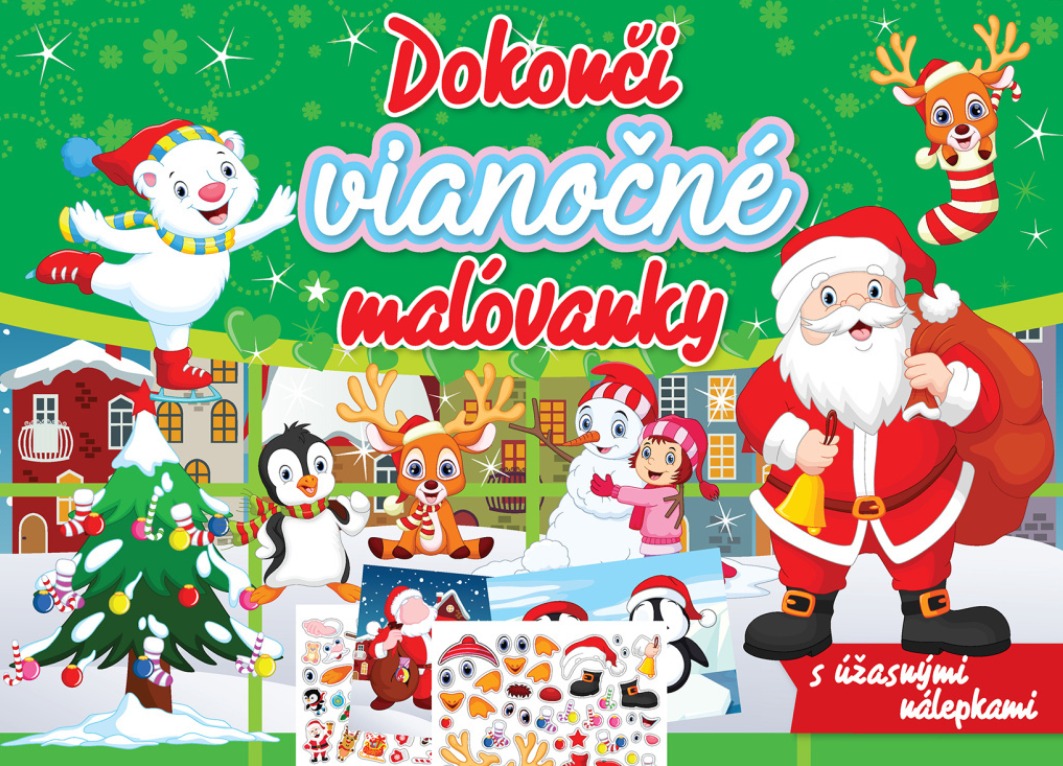 Dokonči vianočné maľovanky