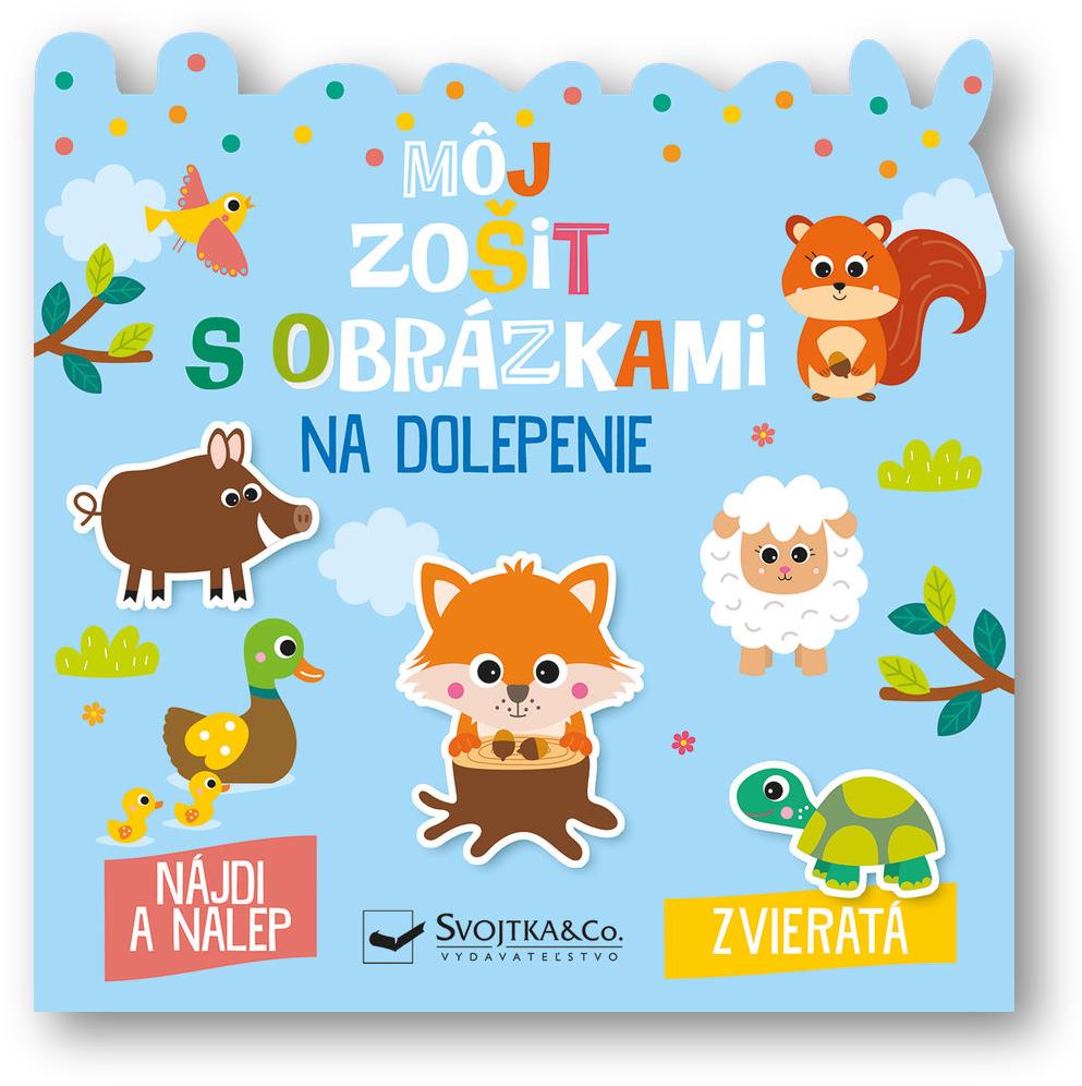 Môj zošit s obrázkami na dolepenie Zvieratá