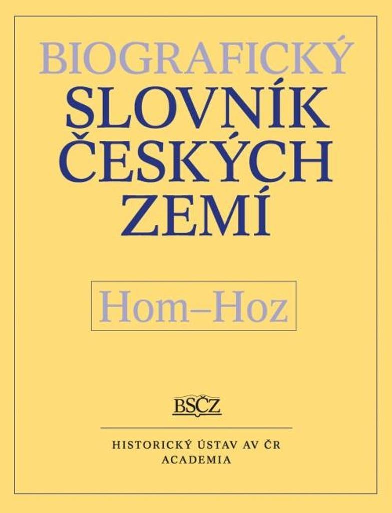 Biografický slovník českých zemí Hom-Hoz