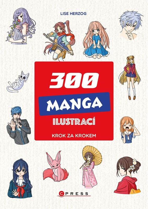 300 manga ilustrací: Krok za krokem