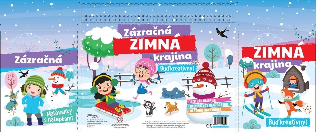 Zázračná zimná krajina - kreativní set pro děti