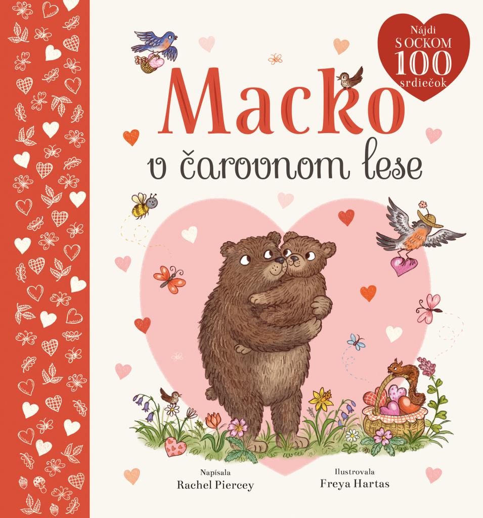 Macko v čarovnom lese: Nájdi s ockom 100 srdiečok!