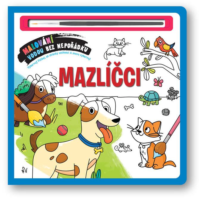 Malování vodou bez nepořádku Mazlíčci
