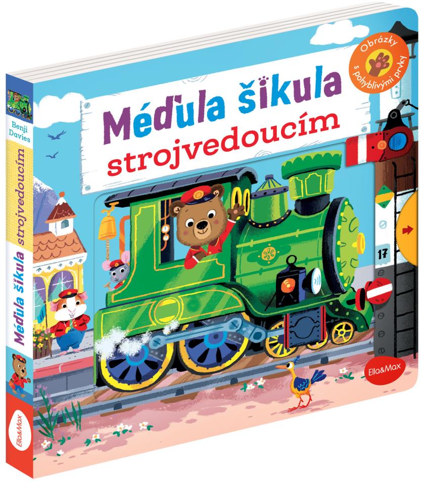 Méďula Šikula strojvedoucím: Obrázky s pohyblivými prvky