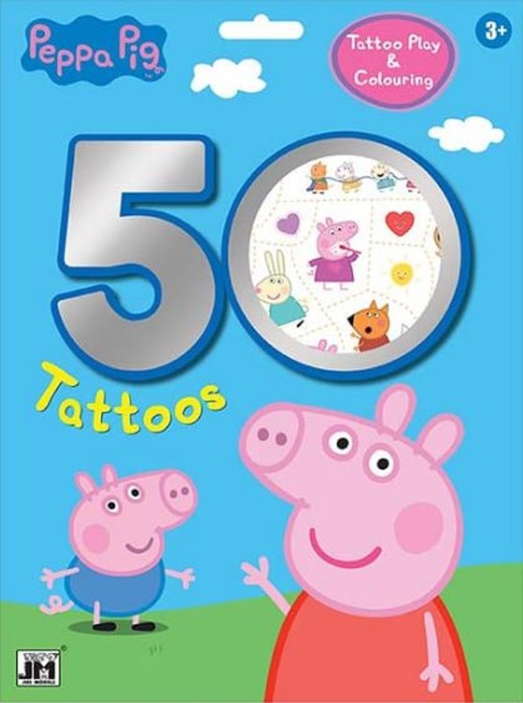 Jiri Models Tetovací set 50+ Prasátko Peppa