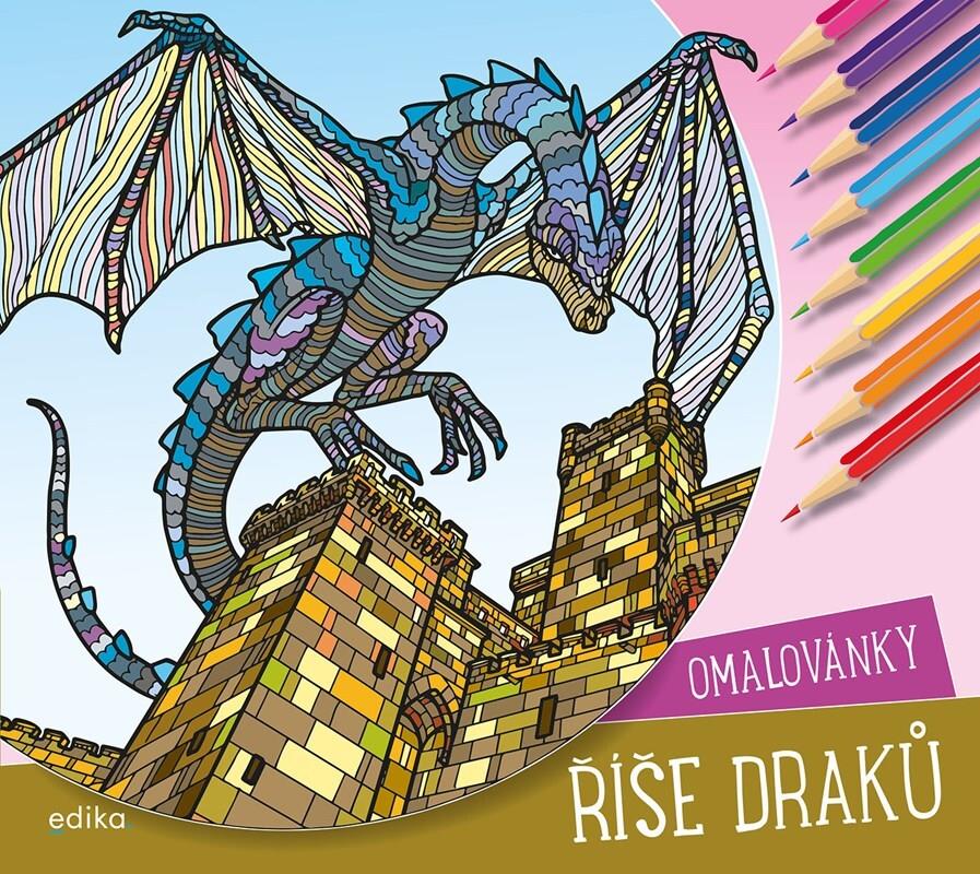 Set Říše draků Omalovánky - Albatros Media