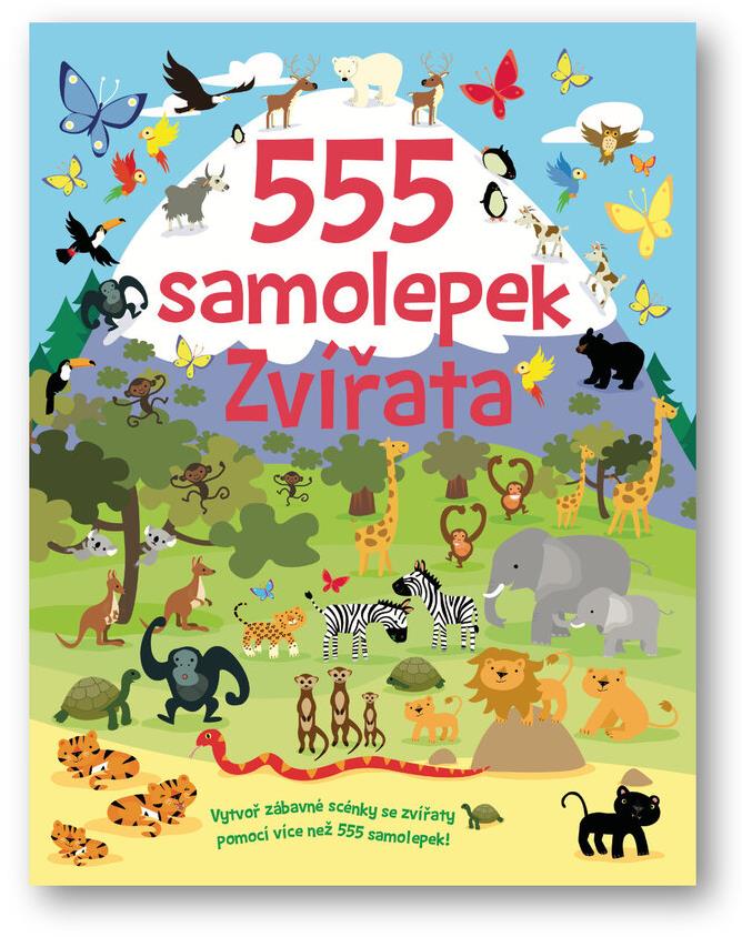 555 samolepek Zvířata