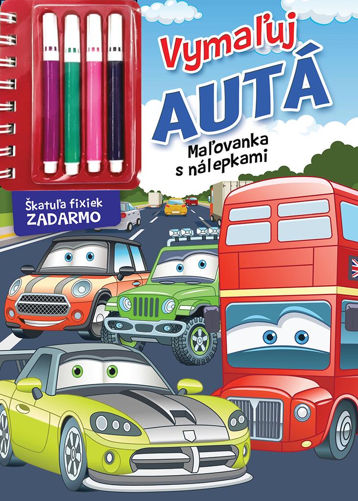 Vymaľuj autá - perfektní produkt pro děti od 3 let