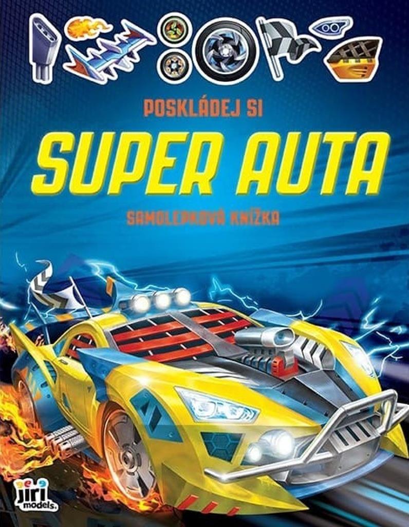 Poskládej si Super auta: Samolepková knížka
