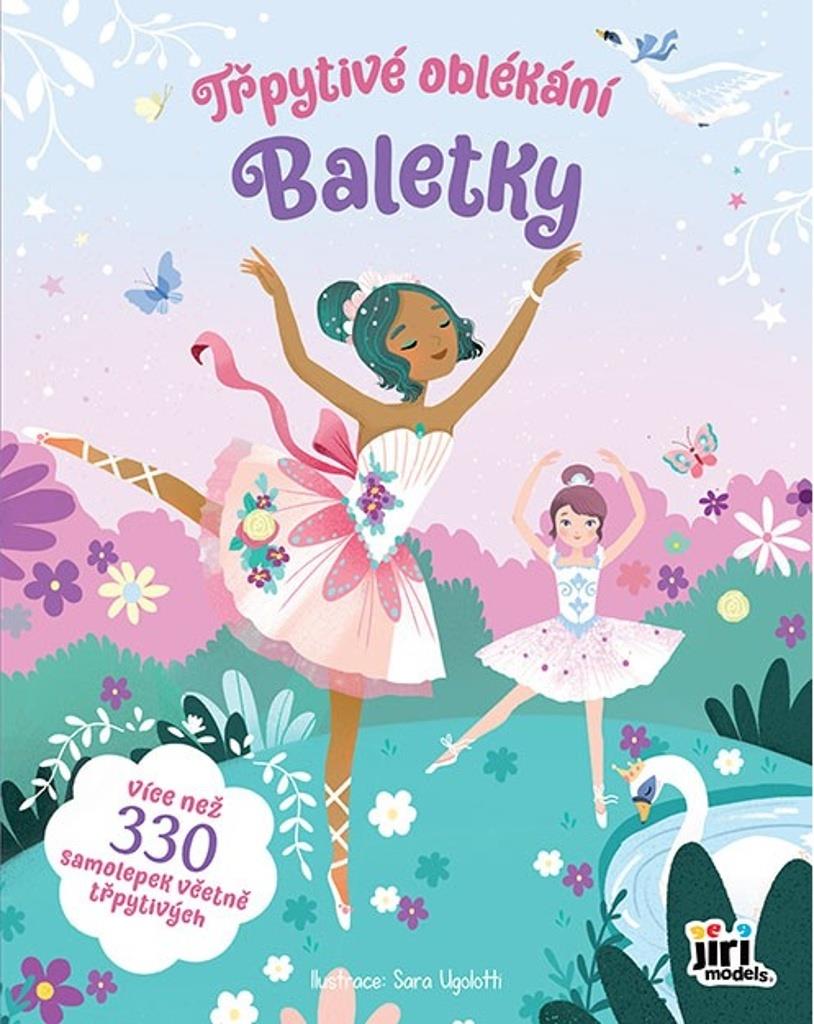 Třpytivé oblékání Baletky: Více než 275 samolepek včetně třpytivých