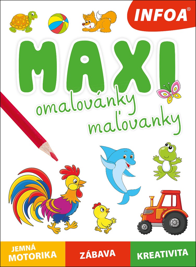 Maxi omalovánky/maľovanky - kreatívne tvoření pre deti