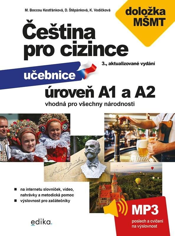 Čeština pro cizince A1 a A2: učebnice a cvičebnice s doložkou MŠMT