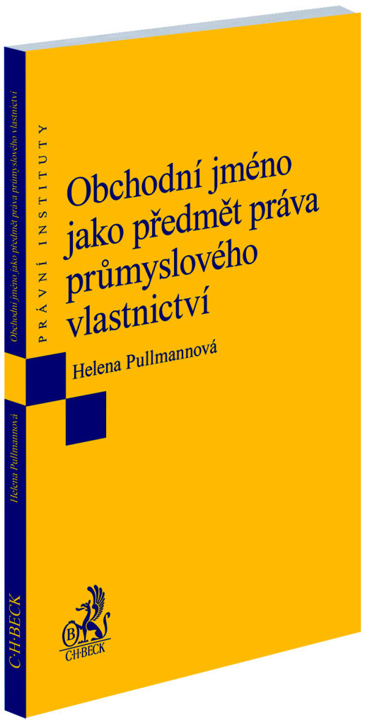 Obchodní jméno jako předmět práva průmyslového vlastnictví
