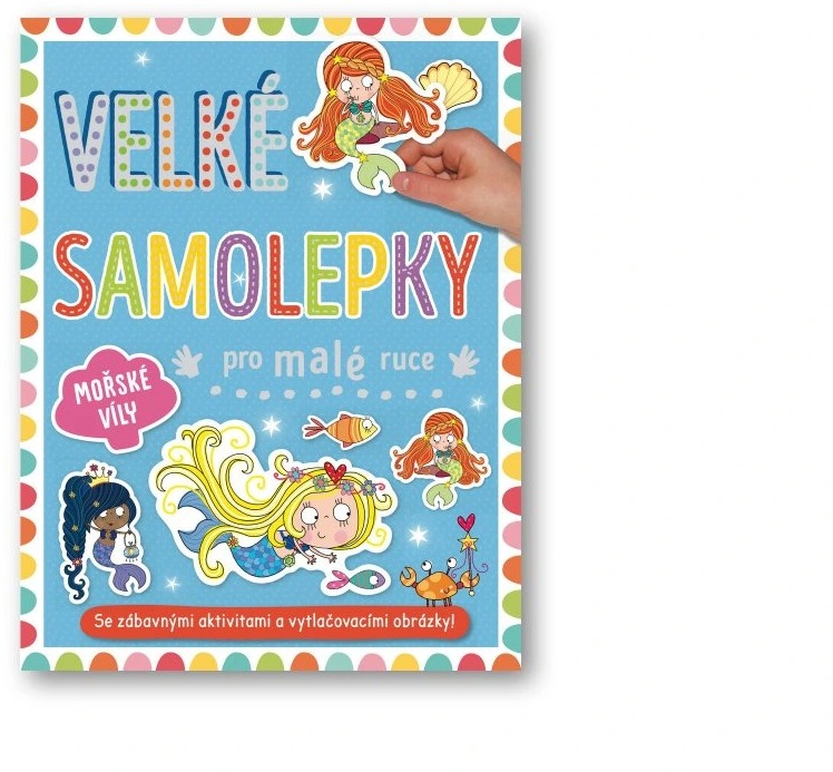 Velké samolepky pro malé ruce Mořské víly