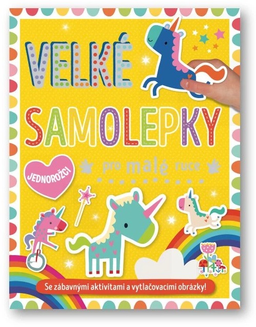 Velké samolepky pro malé ruce Jednorožci