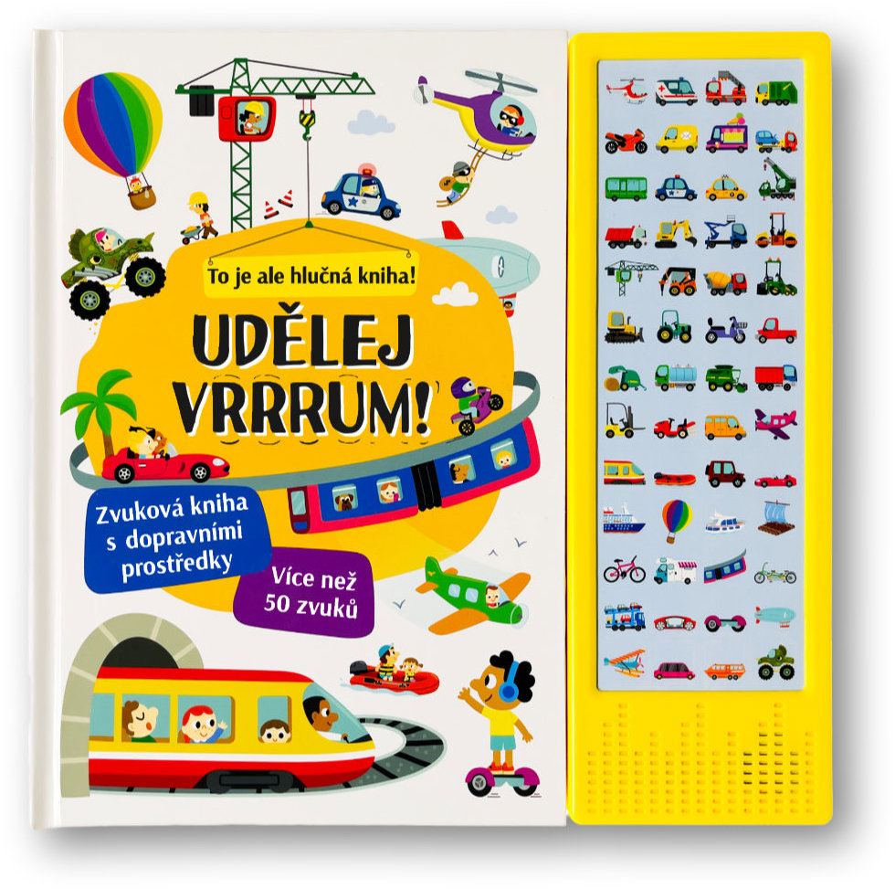 Udělej VRRRUM! Zvuková kniha s dopravními prostředky
