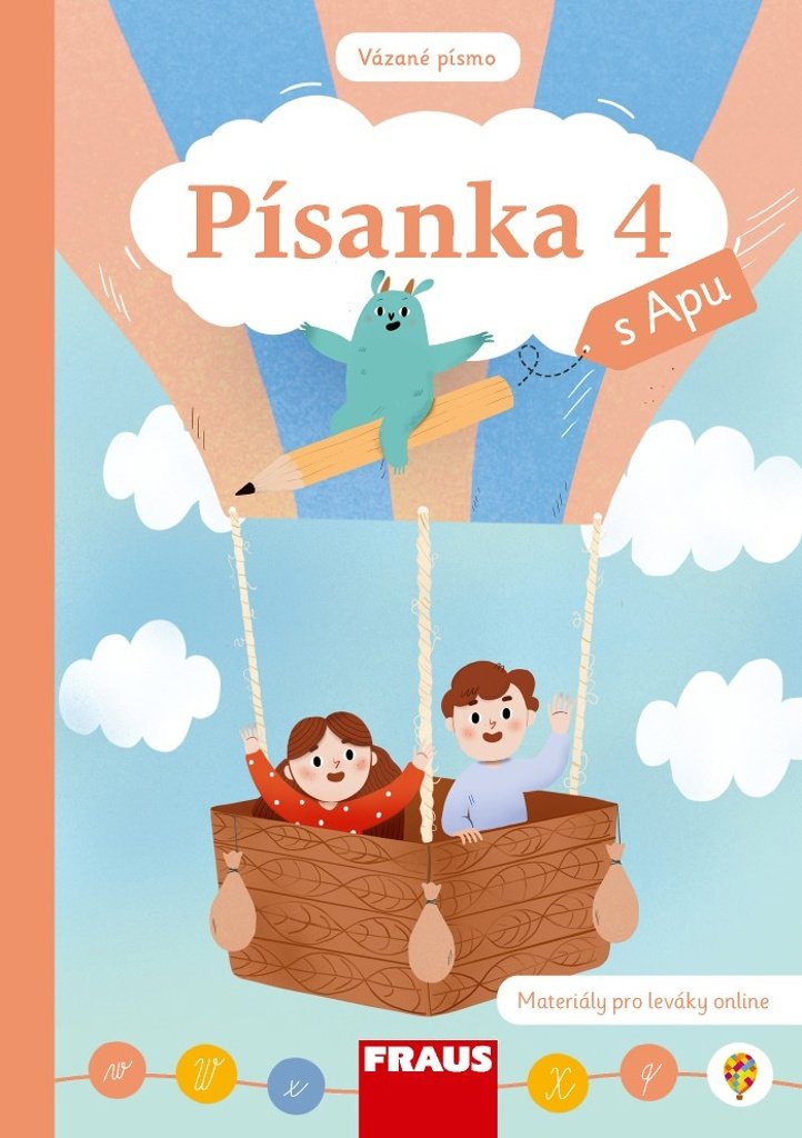 Písanka 4 s Apu: vázané písmo pro děti