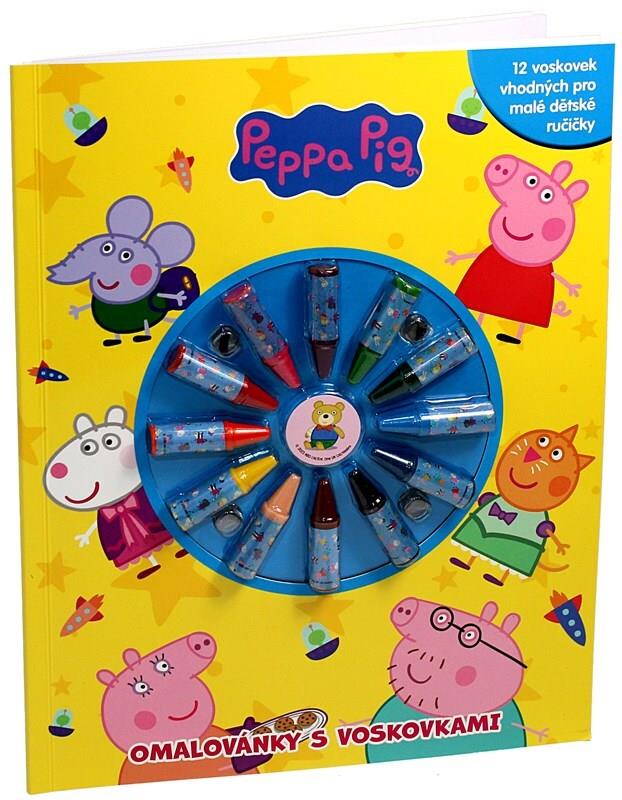 Peppa Pig Omalovánky s voskovkami - skvělý dárek pro děti