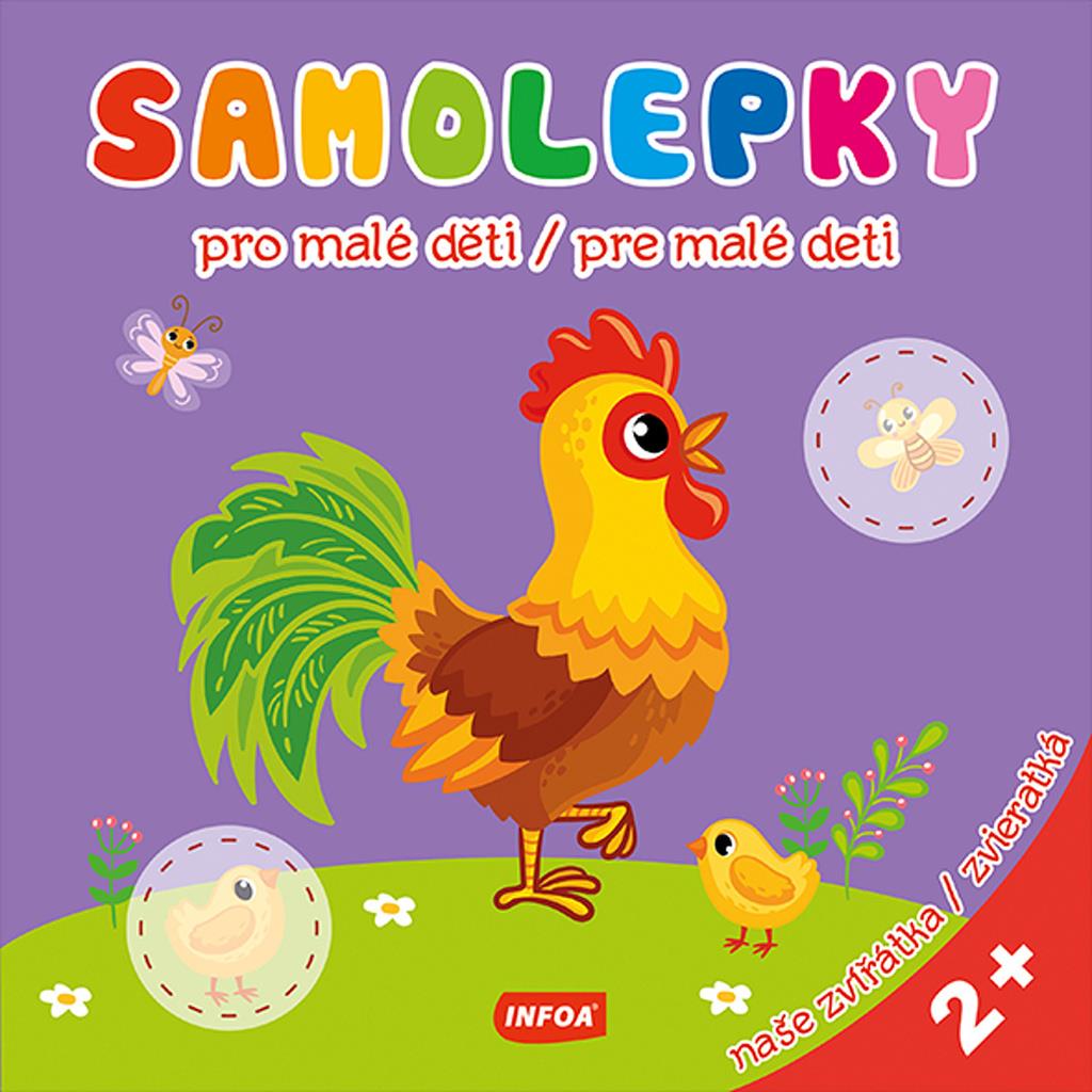Samolepky pro malé děti/pre malé deti: naše zvířátka/zvieratká