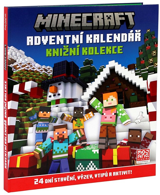 Minecraft Adventní kalendář knižní kolekce