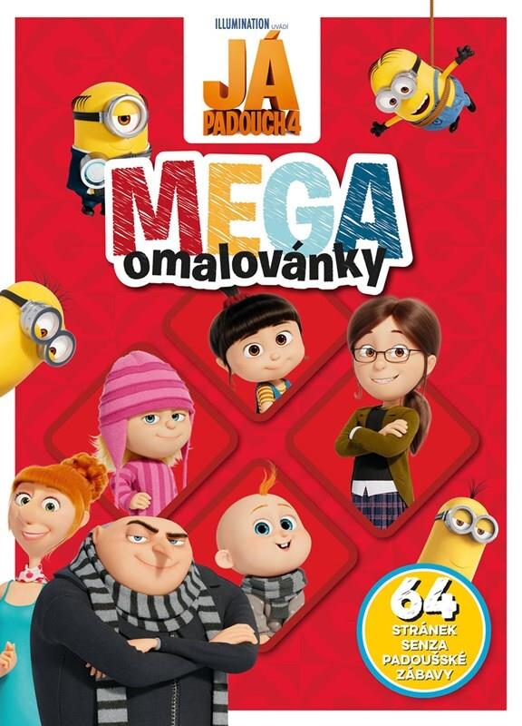 Já padouch 4 Mega omalovánky - skvělá kniha pro děti