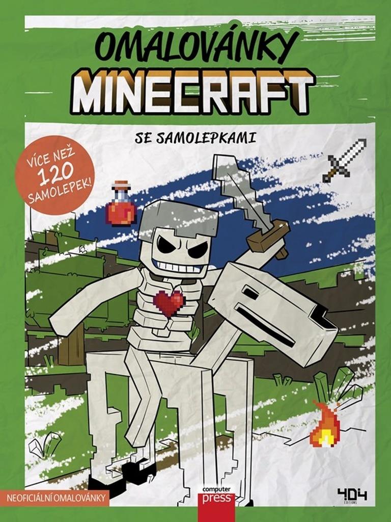 Omalovánky Minecraft se samolepkami - skvělá volba pro vaše malé kouzelníky!