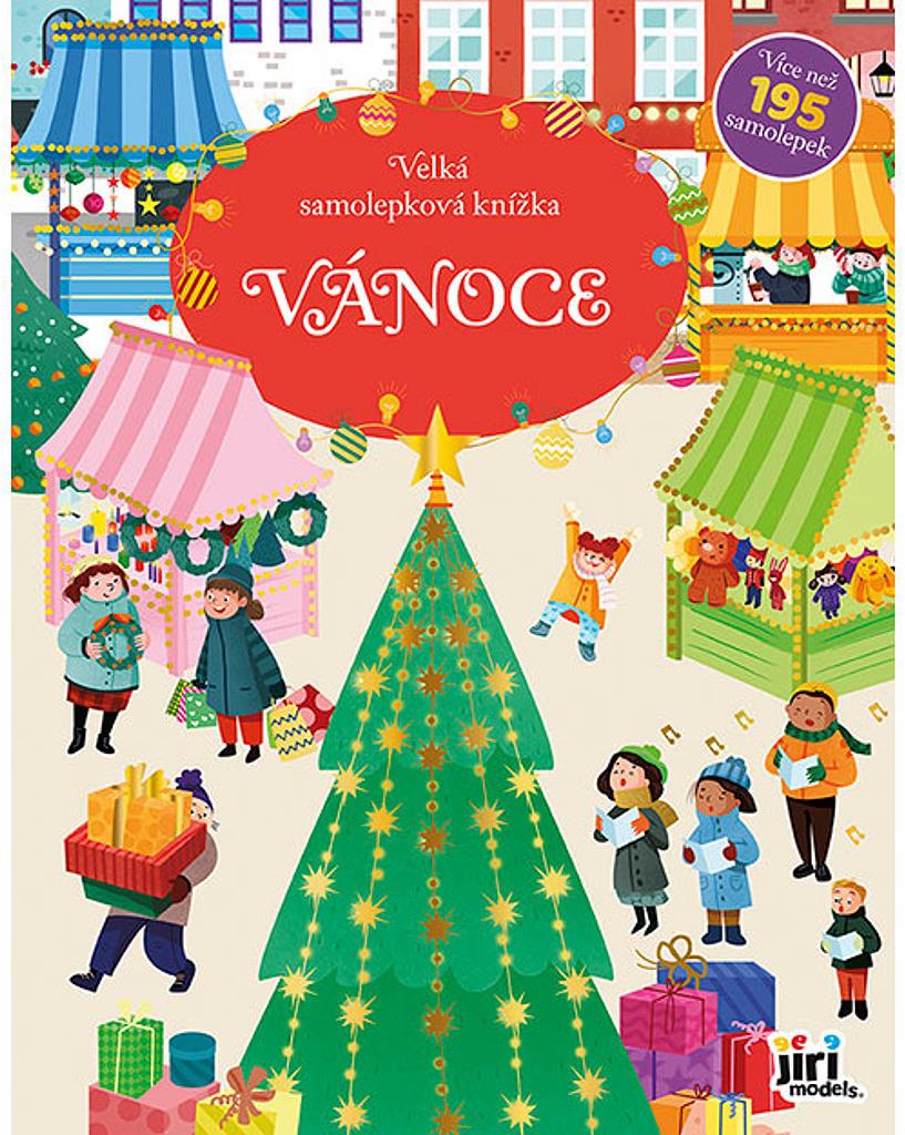 Velká samolepková knížka Vánoce